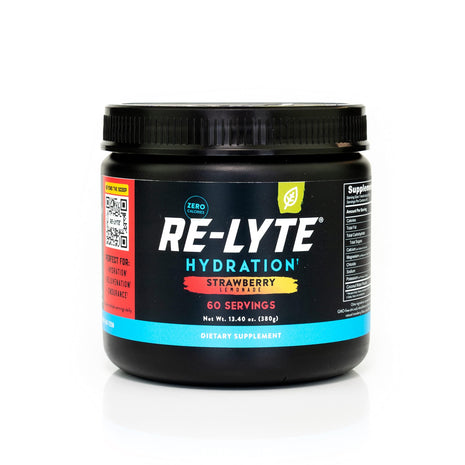 REDMOND Re-Lyte Electrolyte Powder, No Added Sugar (Strawberry Lemonade) | Hydration Powder