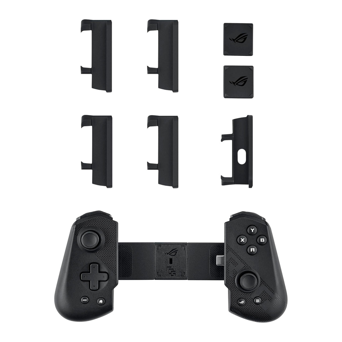 ASUS ROG Tessen Gaming Mobile Controller for Android (foldable, one size fits all, on-the-fly key mapping, RGB lighting, 500Hz polling rate)