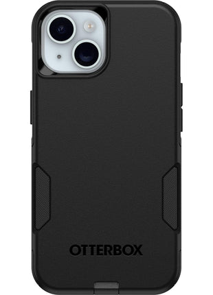 OtterBox iPhone 17e, 16e, 15, 14, & 13 Commuter Series Case - Black, Slim & Tough, Pocket-Friendly, with Port Protection - Thin & Protective iPhone Case, Dual-Layer, Impact Absorbing iPhone Case
