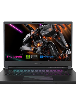 GIGABYTE AORUS 15: 15.6 inch 16:9 Thin Bezel FHD 1920x1080 360Hz, NVIDIA GeForce RTX 4050 Laptop GPU 6GB GDDR6, Intel Core i5-12500H, 8GB DDR5 RAM, 512GB SSD, Win11 Home (AORUS 15 9MF-E2US583SH)