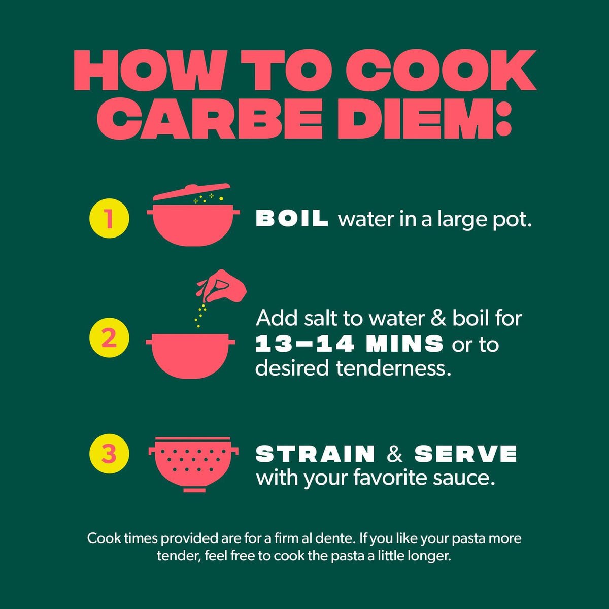 Carbe Diem!, Spaghetti, Lower Net Carb Pasta with Traditional Flavor & Texture, 55% Fewer Net Carbs & Only 110 Calories Per Serving, Pack of 3
