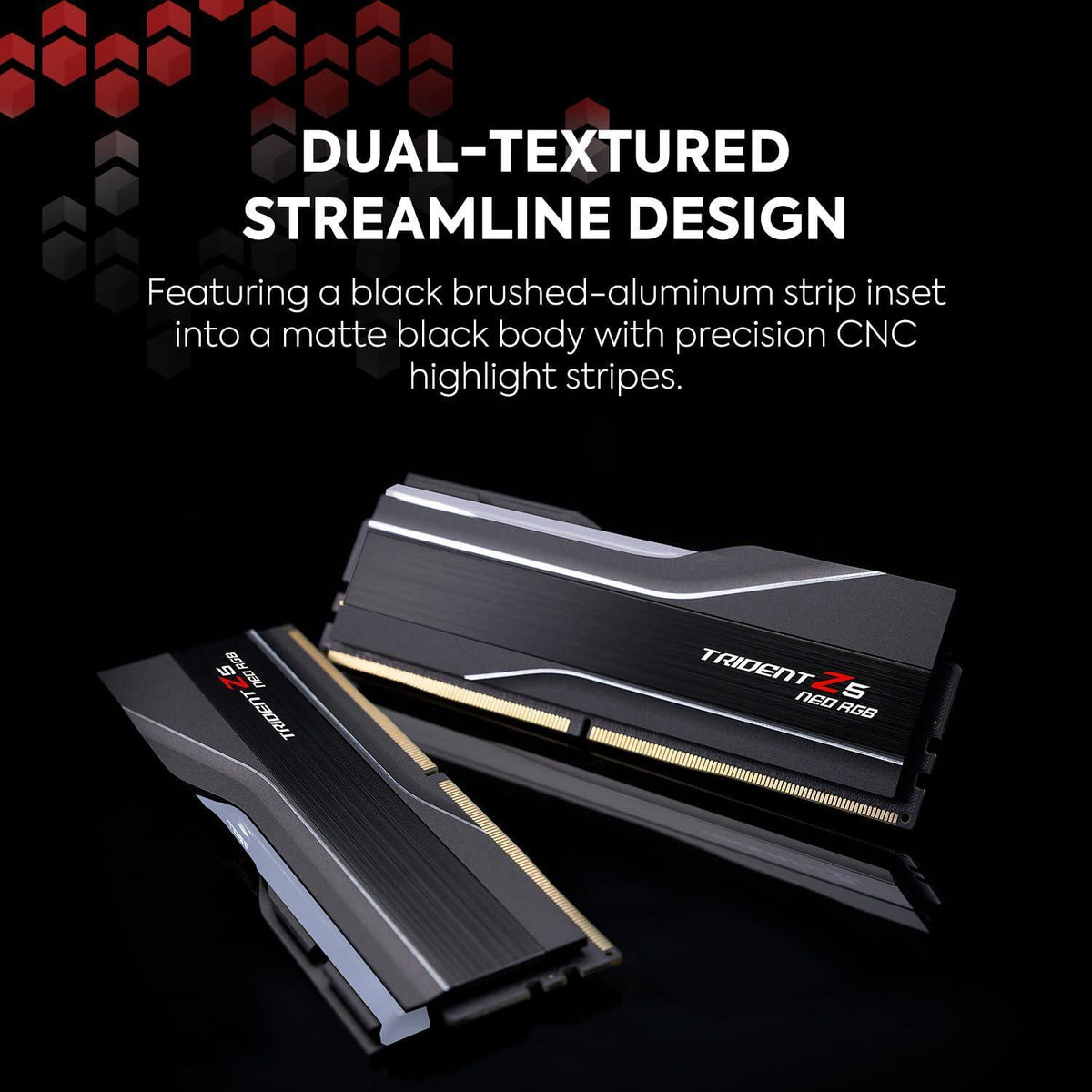 G.SKILL Trident Z5 Neo RGB Series (AMD Expo) DDR5 RAM 96GB (2X 48GB) 6000MT/s CL28-36-36-96 1.35V Desktop Computer Memory U-DIMM - Matte Black (F5-6000J2836F48GX2-TZ5NR)