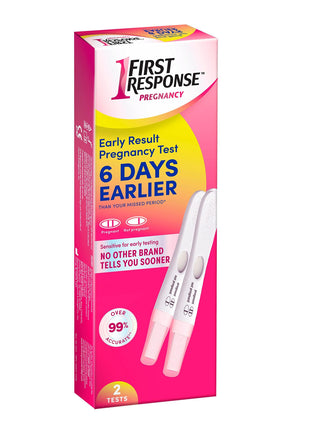 First Response Early Result Pregnancy Test, 2 Count (Packaging & Test Design May Vary)