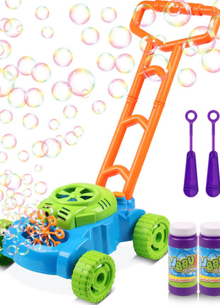 Bubble Lawn Mower Toddler Toys, Bubble Machine Outdoor Garden Toys | Toddler Outdoor Toys for 1 2 Year Old Boy Birthday Gift, Summer Push Gardening Toys for Preschool Baby Boys Age 1 2 3 +