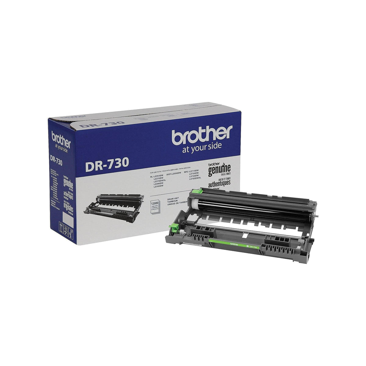 Brother Genuine DR730 Drum Unit, Up To 12,000 Page Yield Black