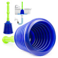 Luigi's Sink Plunger Kitchen - Sink Plunger Bathroom - Drain Bathtub or Shower - Small and Powerful Clog Remover - Commercial Style 
