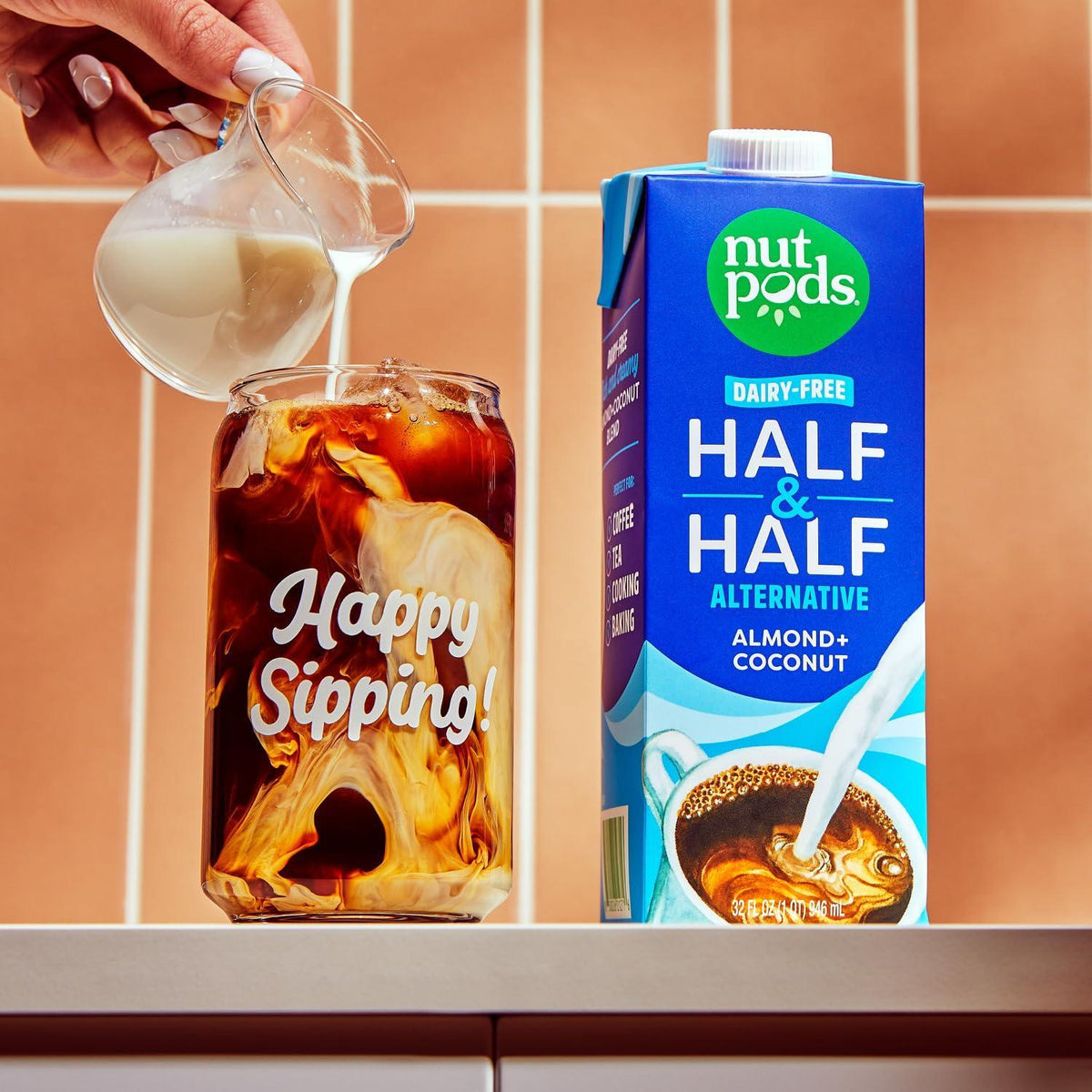 nutpods unsweetened Half & Half Dairy-Free Coffee Creamer