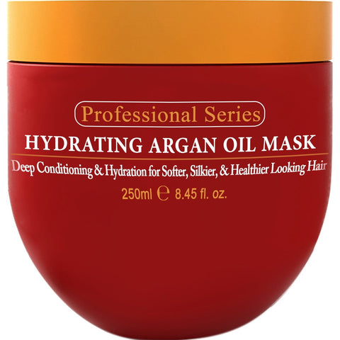 Arvazallia Hydrating Argan Oil Hair Mask and Deep Conditioner for Dry or Damaged Hair (8.45 oz Jar)