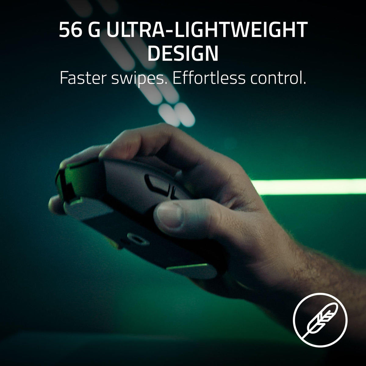 Razer DeathAdder V4 Pro Wireless Gaming Mouse: 56g Lightweight - HyperSpeed Wireless Gen-2 - Optical Scroll Wheel - Optical Switches Gen-4 - Focus Pro 45K Sensor Gen-2 - Up to 150 Hr Battery - Black