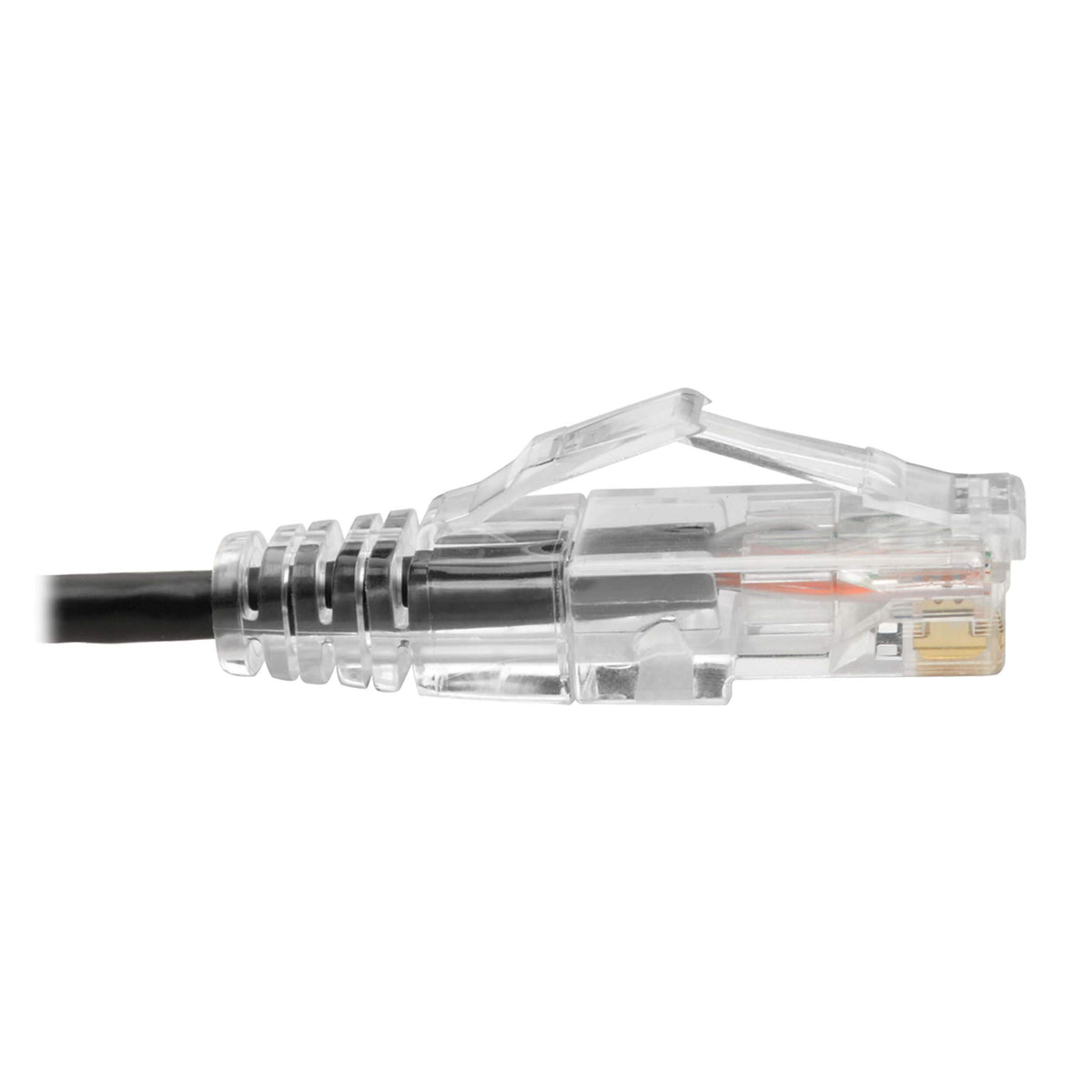 Tripp Lite Cat6 UTP Patch Cable (RJ45), M/M, Cat6 Ethernet Cable, Gigabit (1 Gbps), Molded, Slim, Black, 8 in. (N201-S8N-BK)