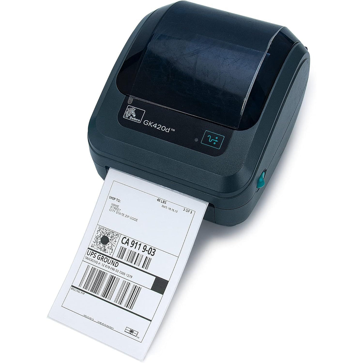 L LIKED 4000 Fanfold 4" x 6" Direct Thermal Labels, with Perforated line for Thermal Printers - Compatible with Zebra & Rollo Printer