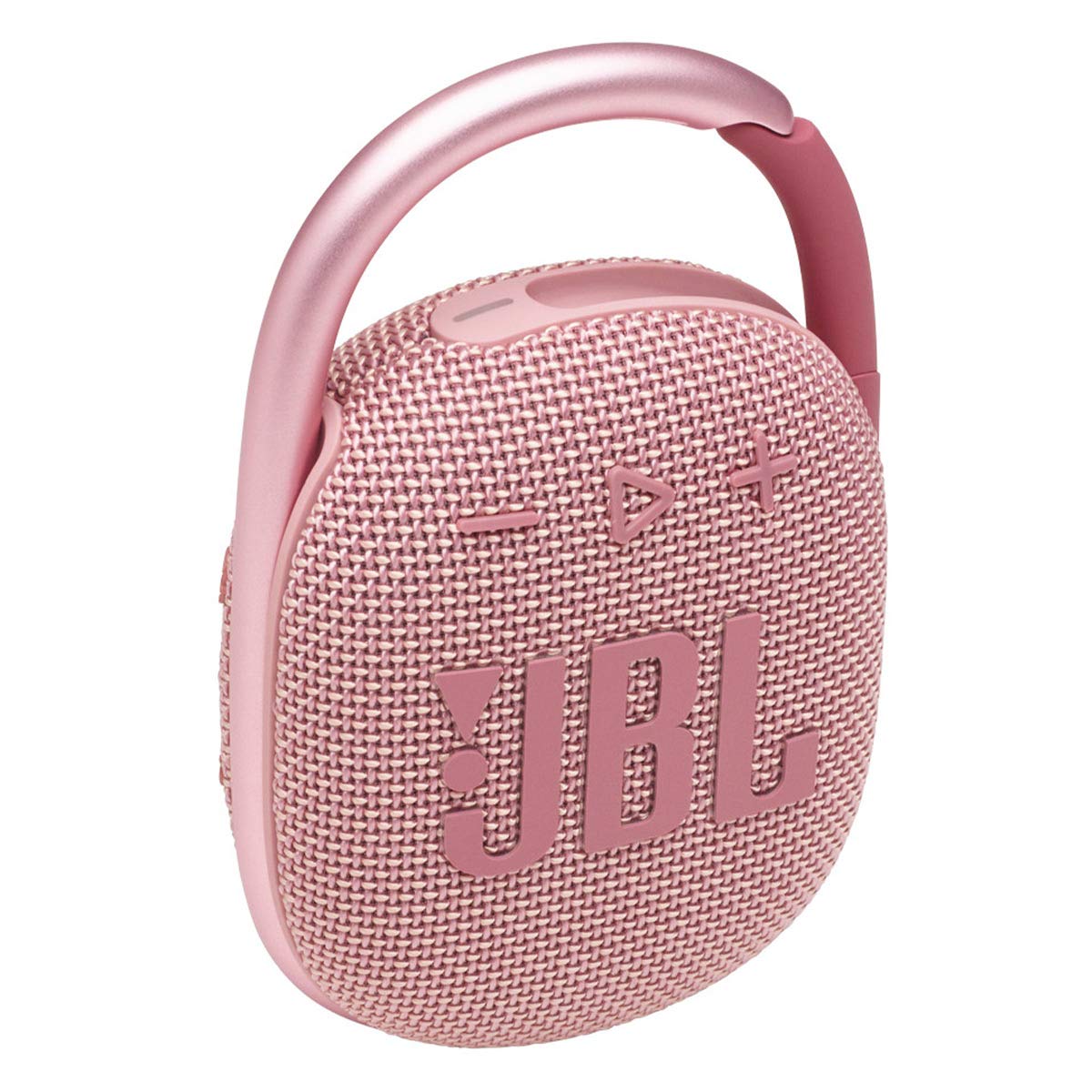 JBL Clip 4 - Portable Mini Bluetooth Speaker, big audio and punchy bass, integrated carabiner, IP67 waterproof and dustproof, 10 hours of playtime, speaker for home, outdoor and travel (Pink)