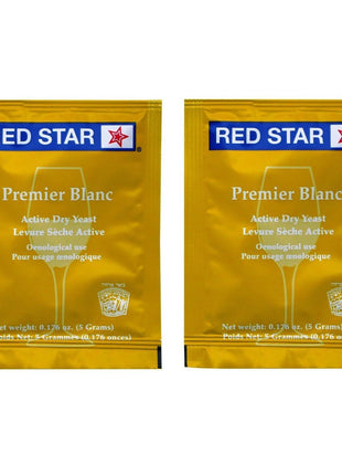 Red Star Premier Blanc Champagne Yeast   2 Pack