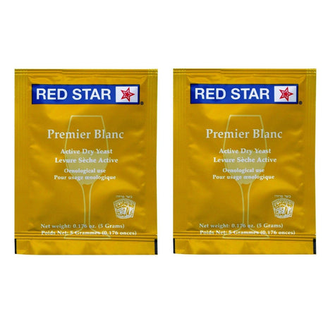 Red Star Premier Blanc Champagne Yeast   2 Pack