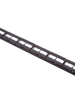 Panduit CPP24WBLY 24-Port Flat Patch Panel, Black