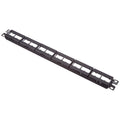 Panduit CPP24WBLY 24-Port Flat Patch Panel, Black