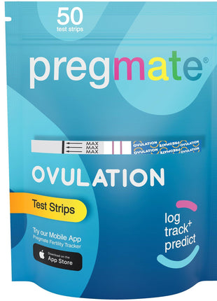 Pregmate 50 Ovulation Test Strips Predictor Kit (50 Count)