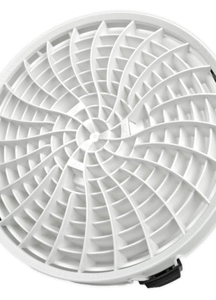 DETAIL GUARDZ Dirt Lock Car Wash Insert – Bucket Filter for 3–8 Gallon Round Pails – Traps Debris, Prevents Swirl Marks – Self-Locking Rubber Grips, Venturi Flow, Cleaning Tool (White)