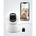 Sensforge Indoor Pan-Tilt Security Camera with SD Card for pet/Kid/Home, 24/7 Recording, 5G/2.4G Wi-Fi, 2.5K Video and Image - Free Human Motion Pet Detection, NO Monthly fee