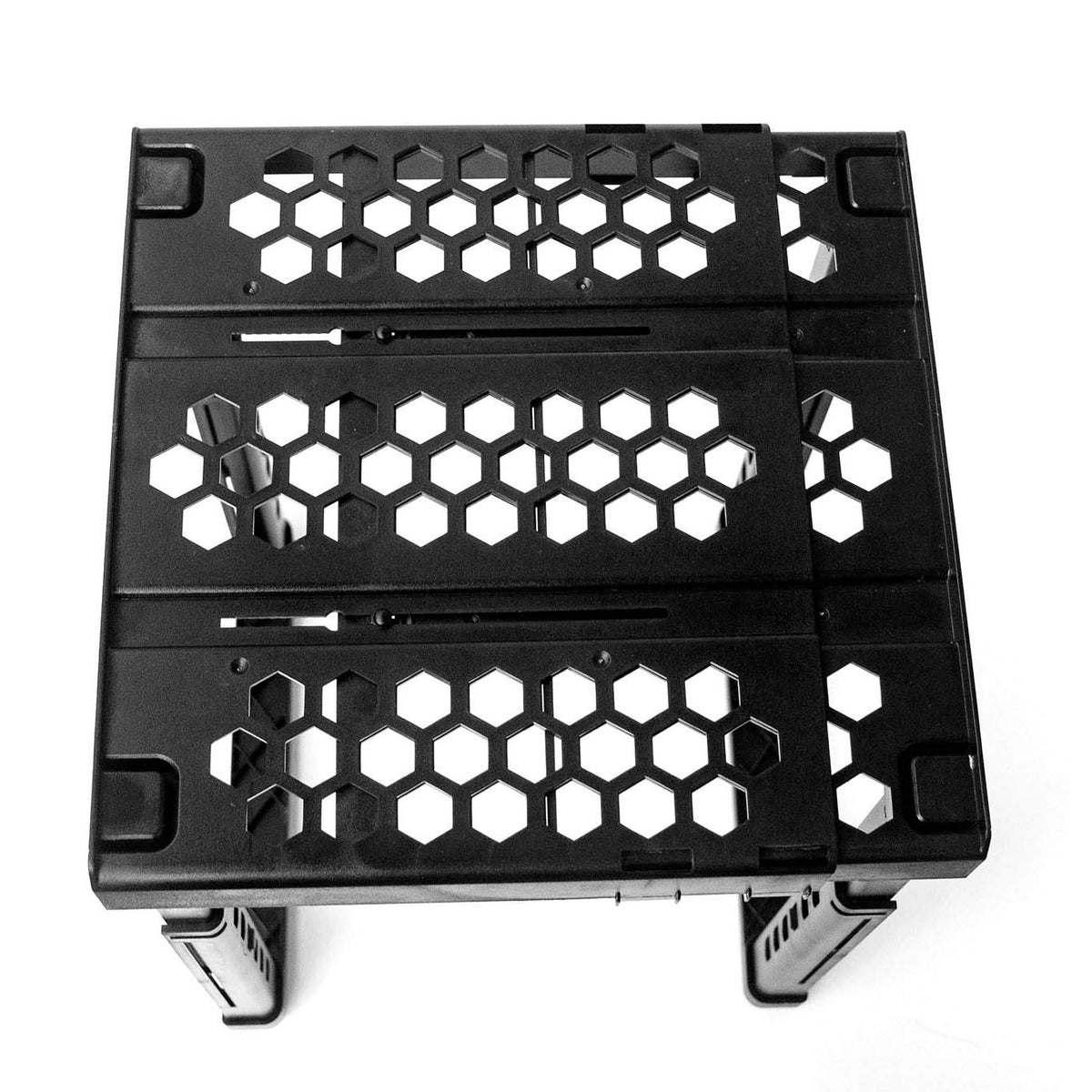 ABLinox Locker Organizer Shelf， Adjustable Width and Height, Ideal Locker for School, Office, and Gym Lockers (Black)