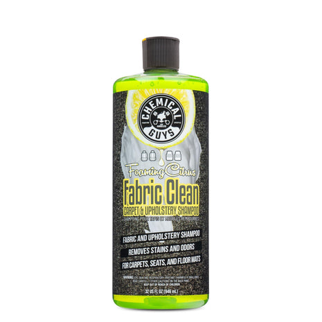 Chemical Guys Foaming Citrus Fabric Clean Carpet & Upholstery Cleaner (Car Carpets, Seats & Floor Mats), Safe for Cars, Home, Office, & More, Extra Large Size 32 fl oz, Citrus Scent - CWS20332