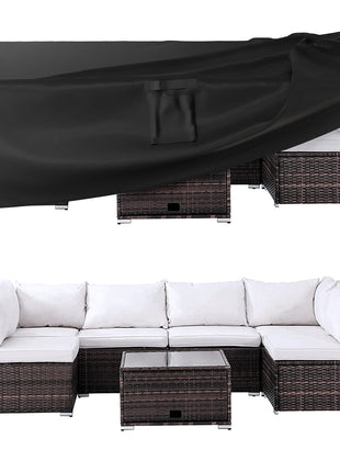 Patio Furniture Covers, Outdoor Furniture Cover Waterproof, General Purpose, Outside Table and Chair Covers, Heavy Duty 600D (108 Inch L x 82 Inch W x 27.9 Inch H)