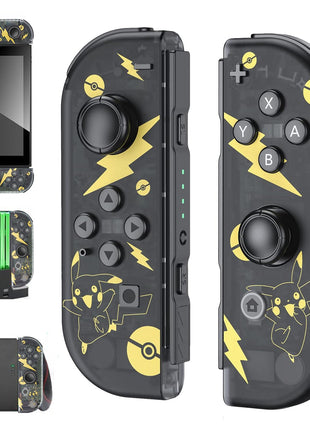 EYZPWE Replacement Switch Controllers, Wireless Controller for Switch/Lite/OLED with Double Vibration/Wake-Up/Screenshot/Motion