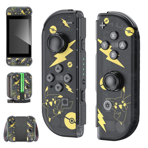 EYZPWE Replacement Switch Controllers, Wireless Controller for Switch/Lite/OLED with Double Vibration/Wake-Up/Screenshot/Motion
