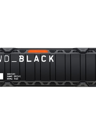 WD_BLACK SN850X 2TB NVMe SSD with Heatsink - M.2 2280, Up to 7,300 MB/s Read speeds, Up to 6,300 MB/s write speeds, Gaming Expansion, High Performance Internal Solid State Drive - WDS200T2XHE
