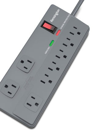 Kensington Guardian 8-Outlet, 6-Feet Cord, & 1080 Joules Premium Surge Protector (K38218NA)