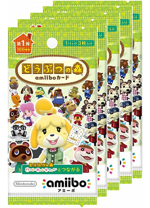 Animal Crossing Card amiibo [Animal Crossing Series] 5 pack set