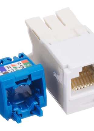 Panduit CJ6X88TGWH Category-6A 8-Wire TG-Style Jack Module, White
