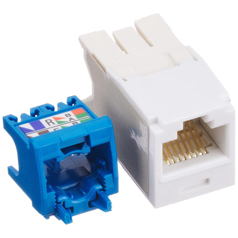 Panduit CJ6X88TGWH Category-6A 8-Wire TG-Style Jack Module, White
