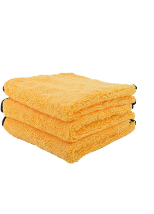 Chemical Guys Professional Grade Premium Microfiber Towels for Cars, Gold, 16 inch x 16 inch, Ultra-Soft and Scratch-Free Car Detailing Cloths for Trucks, Motorcycles, and More - 3 Pack
