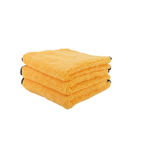 Chemical Guys Professional Grade Premium Microfiber Towels for Cars, Gold, 16 inch x 16 inch, Ultra-Soft and Scratch-Free Car Detailing Cloths for Trucks, Motorcycles, and More - 3 Pack