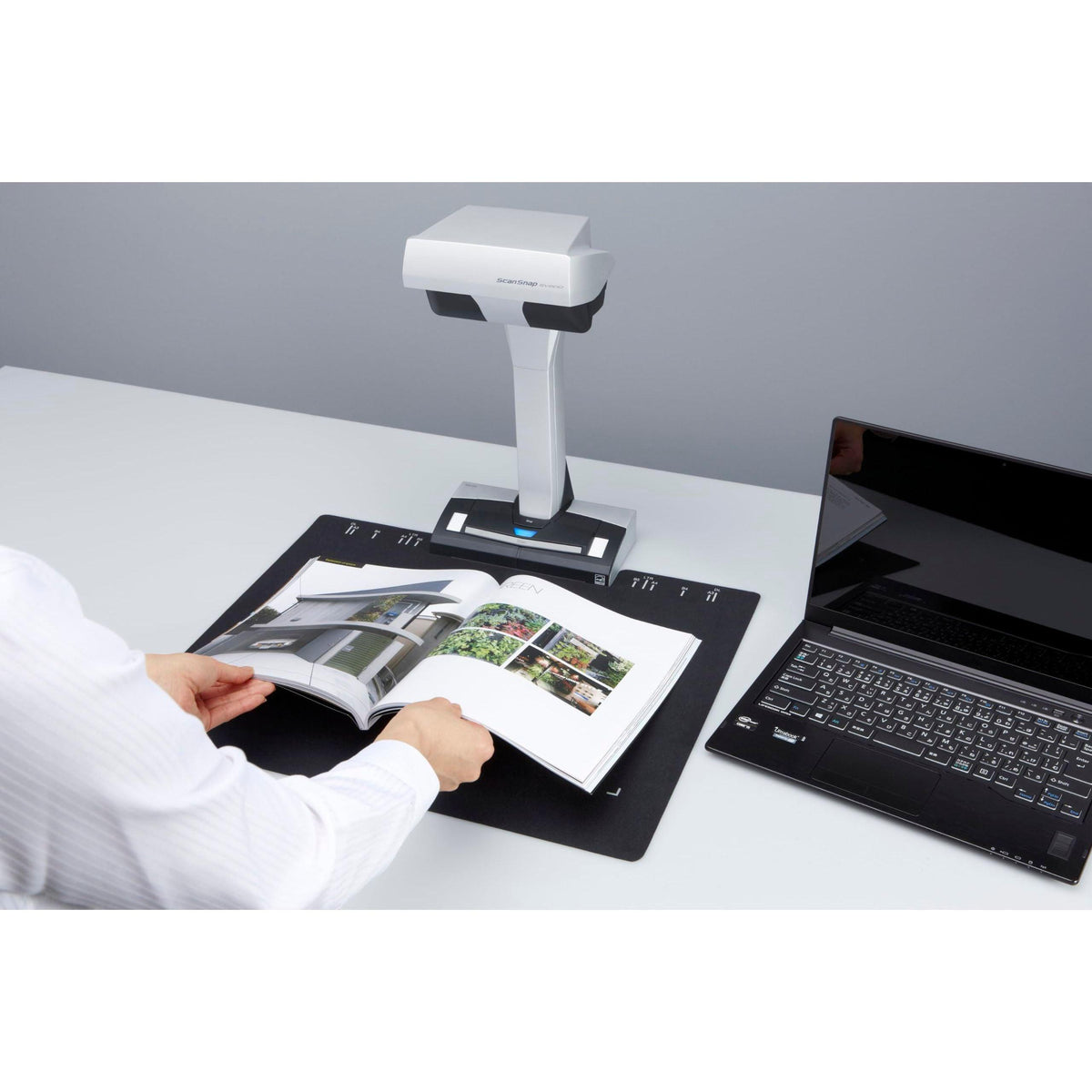 ScanSnap SV600 Overhead Book and Document Scanner, Black