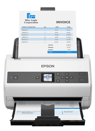 Epson Workforce DS-970 Sheetfed Scanner - 600 dpi Optical,White