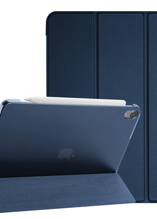 ProCase Smart Case for iPad Air 11-inch M4/M3/M2 & Air 10.9 5th/4th Gen | Hard Back Cover with Auto Sleep/Wake, Slim Lightweight Case for iPad Air 11" 2026/25/24 & 10.9" 2022/2020-Navy