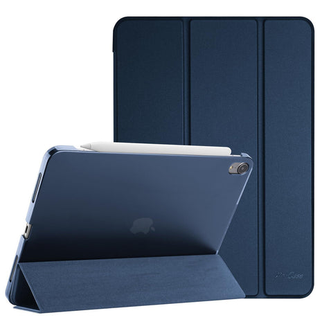 ProCase Smart Case for iPad Air 11-inch M4/M3/M2 & Air 10.9 5th/4th Gen | Hard Back Cover with Auto Sleep/Wake, Slim Lightweight Case for iPad Air 11" 2026/25/24 & 10.9" 2022/2020-Navy
