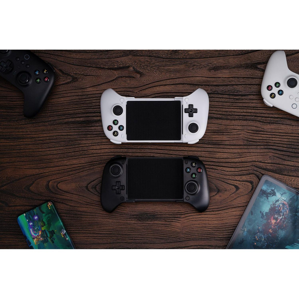 8Bitdo Ultimate Mobile Gaming Controller for Android devices, Bluetooth Mobile Game Controller with Hall Effect Joysticks and Hall Triggers (Black)