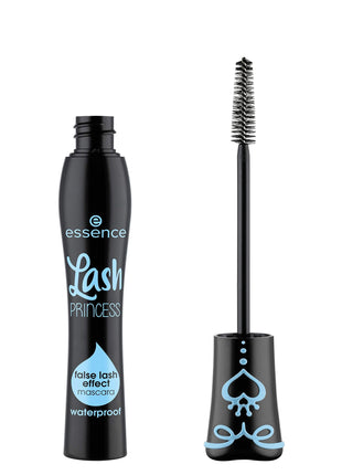 essence Lash Princess False Lash Waterproof Mascara, Black (Pack of 1) | Lengthens & Adds Volume, No Smudge, No Flake, Long Lasting, Fiber Brush, Vegan & Cruelty Free, Paraben Free