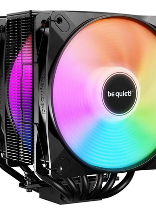 be quiet! Pure Rock Pro 3 LX CPU Air Cooler | 6 High Performance 6mm Heat Pipes with HDT Technology | 120mm Quiet ARGB PWM Fan | AMD:AM4 AM5/Intel LGA 1700/1150/1151/1200 | Black | BK043