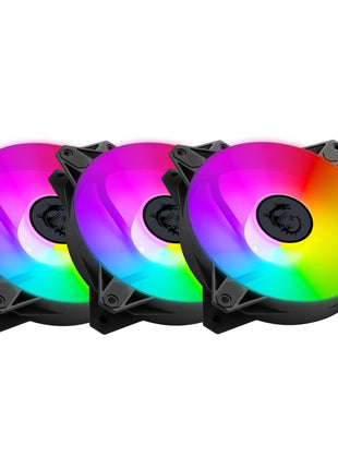 MSI MPG F120 ARGB-3B - 1200 RPM, 120mm, Anit-Vibration ARGB Fans