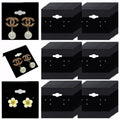 Adorox 200 Piece Black Earring Card Holders with Back Hook – Perfect for Earring Display and Organization