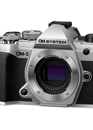 OM SYSTEM Olympus OM-5 Silver Micro Four Thirds System Camera Outdoor Camera Weather Sealed Design 5-Axis Image Stabilization 50MP Handheld High Res Shot | Weather Sealed Design 5-Axis Image Stabilization 50MP Handheld