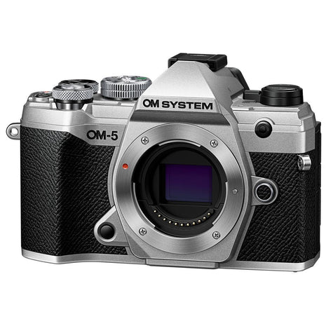 OM SYSTEM Olympus OM-5 Silver Micro Four Thirds System Camera Outdoor Camera Weather Sealed Design 5-Axis Image Stabilization 50MP Handheld High Res Shot | Weather Sealed Design 5-Axis Image Stabilization 50MP Handheld