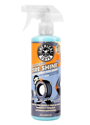 Chemical Guys Tire Kicker Sprayable Extra Glossy Tire Shine (Works on Rubber, Vinyl & Plastic) Safe for Cars, Trucks, Motorcycles, RVs & More, 16 fl oz