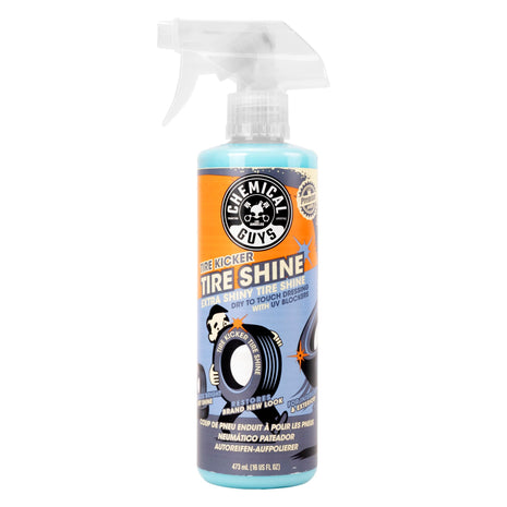 Chemical Guys Tire Kicker Sprayable Extra Glossy Tire Shine (Works on Rubber, Vinyl & Plastic) Safe for Cars, Trucks, Motorcycles, RVs & More, 16 fl oz
