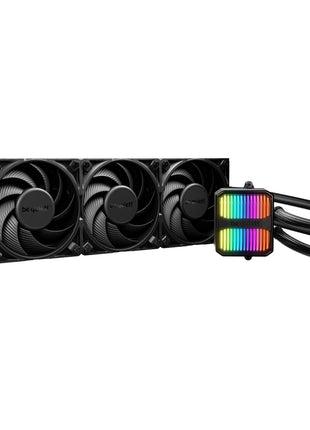 be quiet! Silent Loop 3 360mm CPU AIO Liquid Cooler | 3 Silent Wings 4 120mm PWM High-Speed Fans | Quiet Performance | 6-Pole Motor | Discreet ARGB Lighting | Refillable | Black | BW025