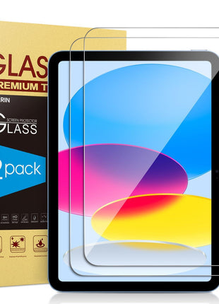 SPARIN 2 Screen Protector for iPad A16 /10th Gen 2025/2022, [11''/10.9''] | 2 Pack for iPad 11th/10th Gen,Tempered Glass,Case Friendly, Anti-Scratch, Touch Sensitive, Apple Pencil Compatible